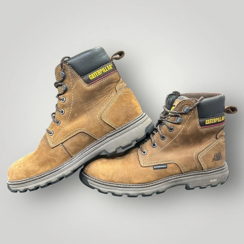 Caterpillar Men's Precision Composite Toe‎ Waterproof Work Boots Size 12